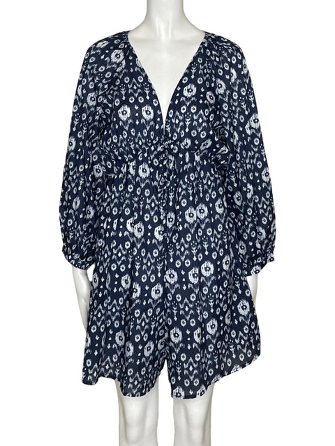 Romper Love M Manga larga Estampado Azul - Talla S