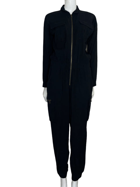 Mono Malibu Bun Cremallera Bolsillos Negro - Talla L