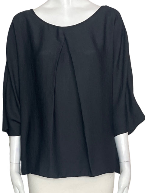 Blusa Rachel Roy Liso Manga corta Negro - Talla XL