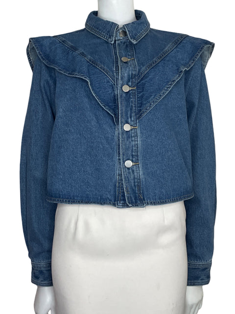 Chaqueta Tesoro Tps Vuelos Denim Azul - Talla XL
