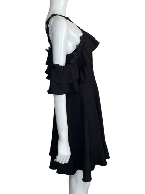 Vestido Symphony Mini Encaje Negro - Talla L