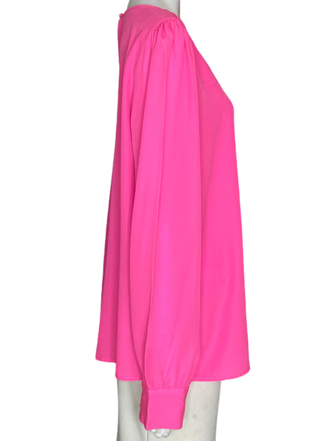 Blusa J.crew Liso Manga larga Rosado - Talla XL