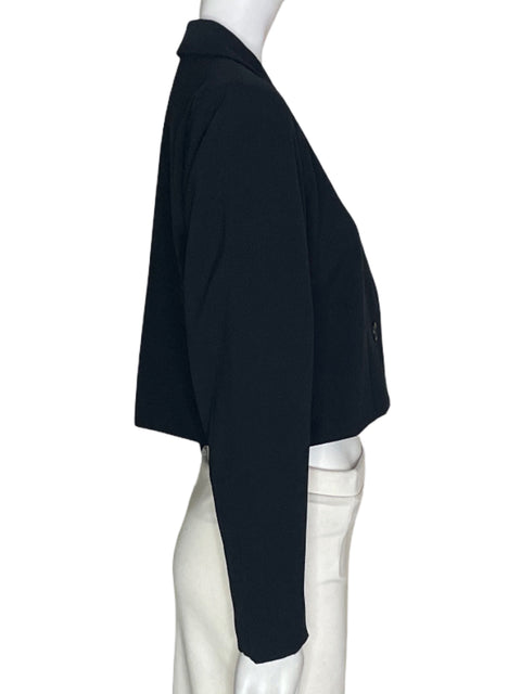 Blusa Wild Fable Liso Short Negro - Talla XS