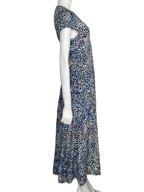 Vestido Reiss Maxi Back out Azul - Talla 8