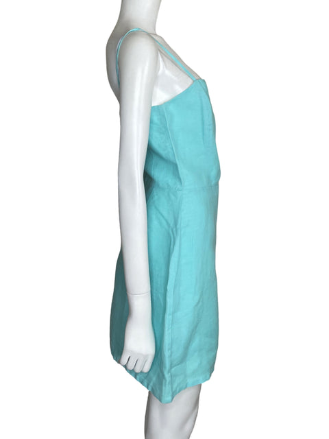 Vestido La Brise Mini Tirantes Azul - Talla L