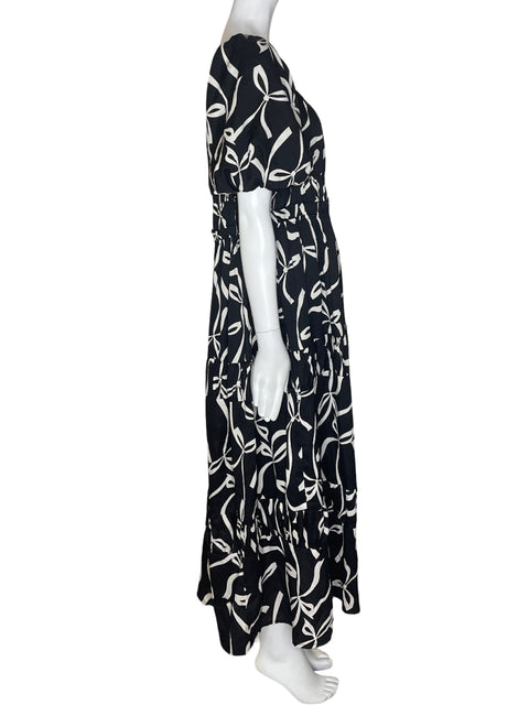 Vestido Wishing Waves Estampado Negro - Talla XL