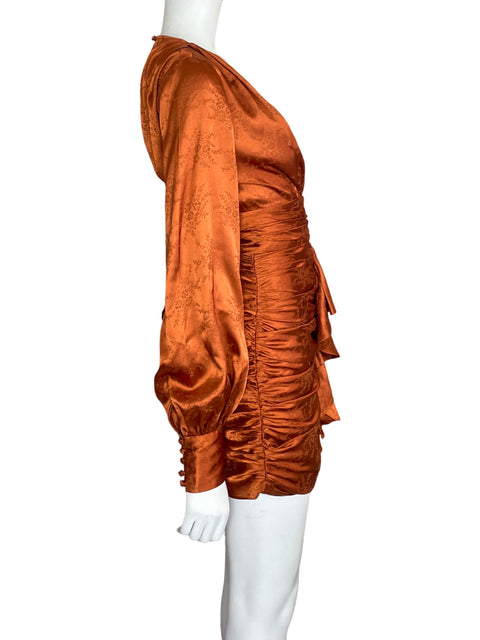 Vestido Ronny Kobo Carissa Mini Naranja - Talla S
