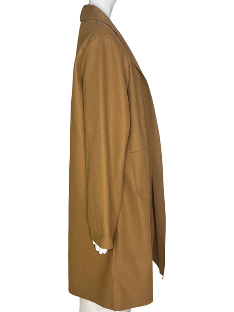 Chaqueta Tesoro Tps Liso Abierto Marron - Talla XXL