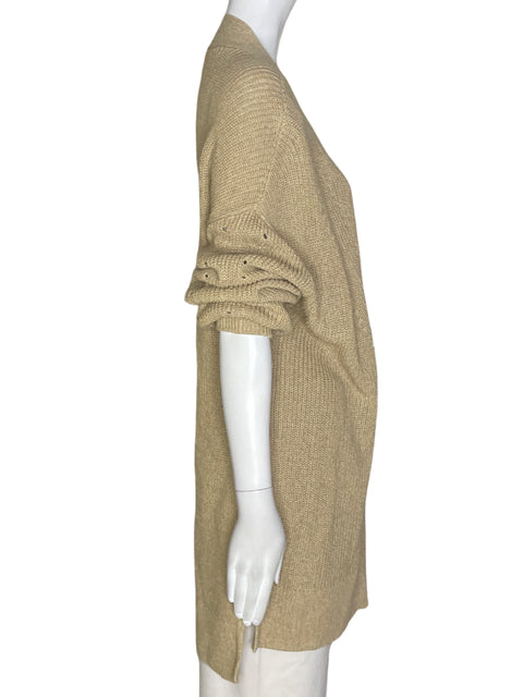 Chaqueta Universal Thread Tejido Abierto Manga larga Marrón - Talla L