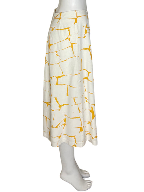 Falda Tesoro Tps Corte a Figuras asimetricas Amarillo - Talla S