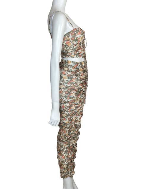 Conjunto Emory Park Top+falda froncida Verde - Talla M