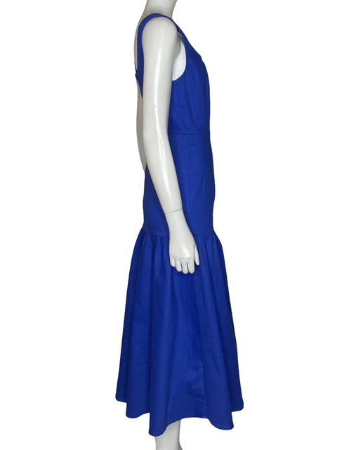 Vestido Flying Tomato Midi Ajustado Azul - Talla S