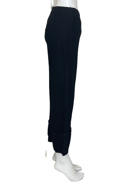 Pantalón Pink Filosofy Recto Doblado Negro - Talla S
