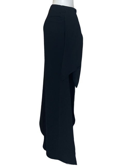 Pantalón Zara Recto Palazo Negro - Talla M