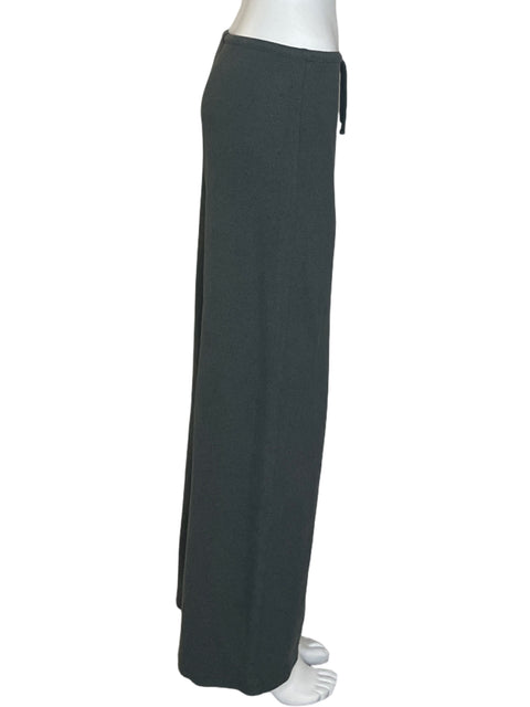 Pantalón Zara Recto Palazo Gris - Talla S