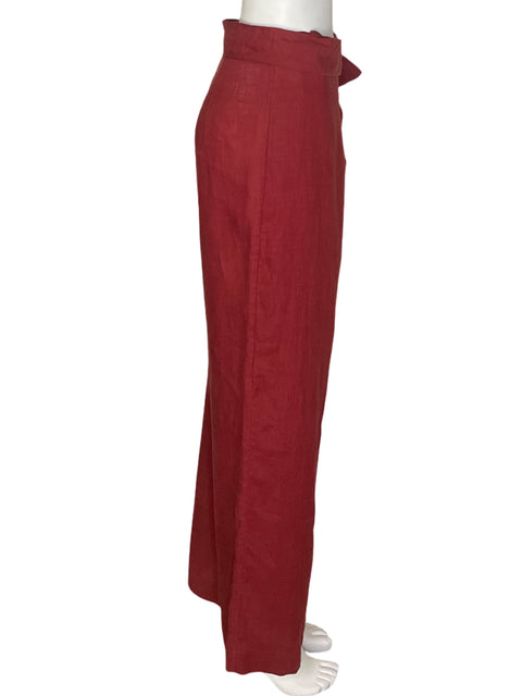 Pantalón Pink Filosofy Cruzado Palazo Rojo - Talla M