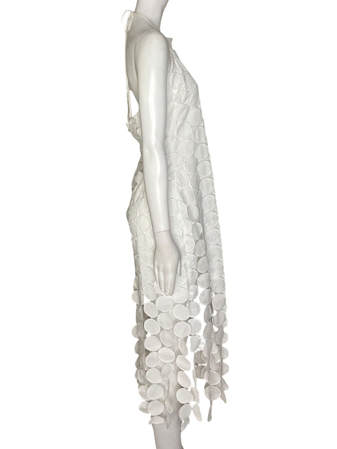 Vestido Bela Nova Midi Tejido Blanco - Talla L