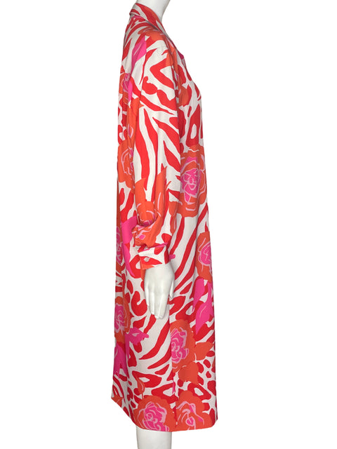 Vestido Child Of The Universe Maxi Estampado Naranja - Talla S