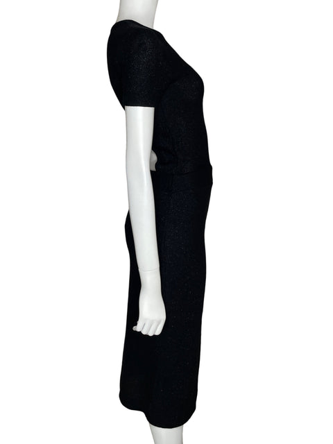 Vestido Zara Knit Back out Negro - Talla S