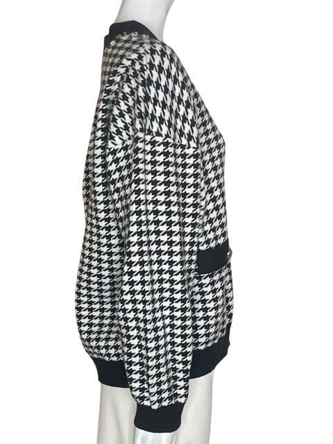 Chaqueta Zara Cuello v Botones Manga larga Negro - Talla XL