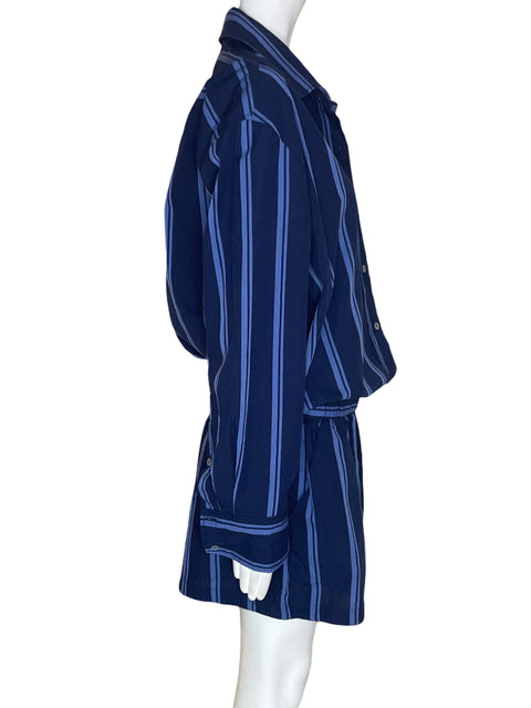 Romper Zara Rayas Manga larga Azul - Talla XL