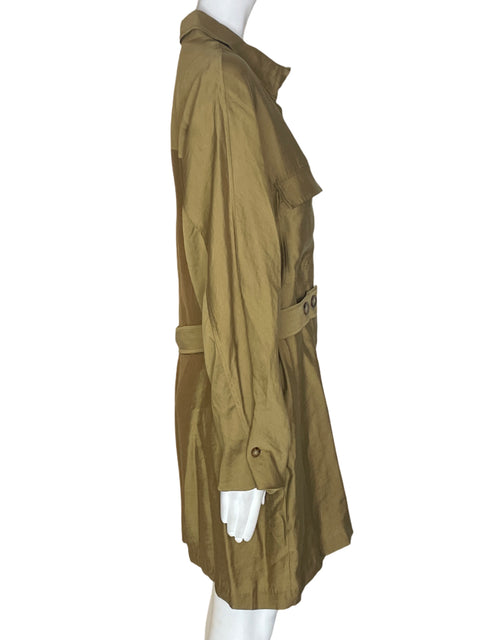 Romper Zara Liso Manga larga Marrón - Talla XL
