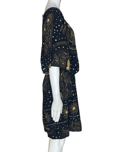 Romper Farm Estampado Abullonado Azul - Talla XL