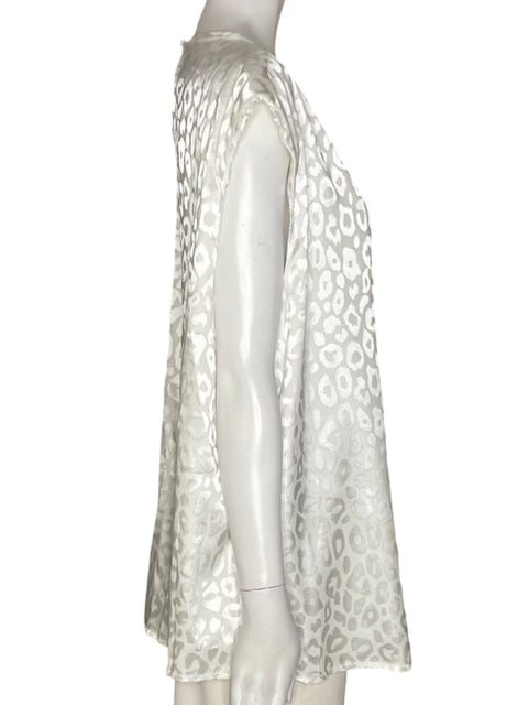 Blusa Tesoro Tps Animal print Sin mangas Blanco - Talla L