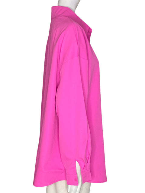Blusa Tesoro Tps Manga larga Botones Rosado - Talla L
