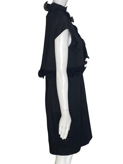 Conjunto S.l Fashions Liso Ruchas Negro - Talla 16