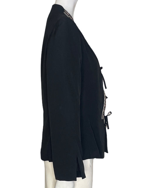 Chaleco Ánimazione Estampado Negro - Talla 46