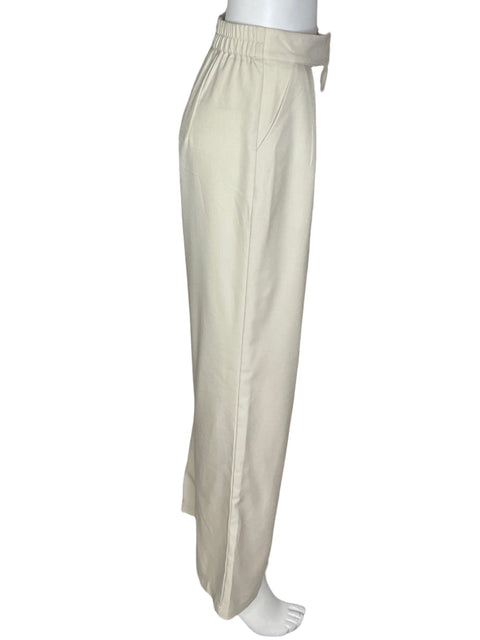 Pantalón Tesoro Tps Recto Palazo Beige - Talla S