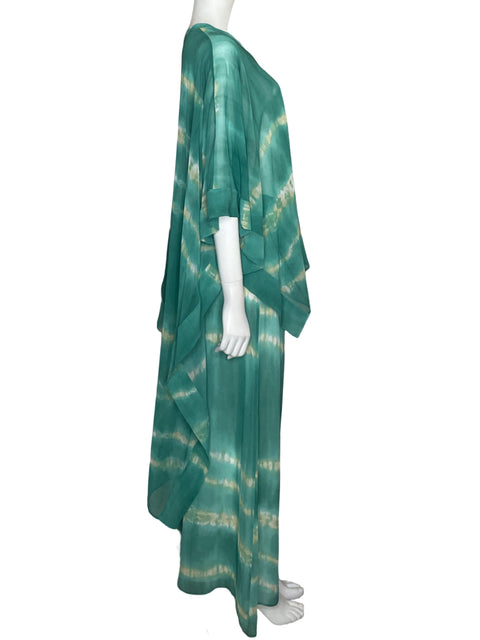Conjunto Alexis Top+pant Tie-dye Verde - Talla XS