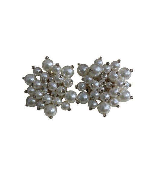 Arete Tesoro Tps Perlas Flor Blanco - Talla U