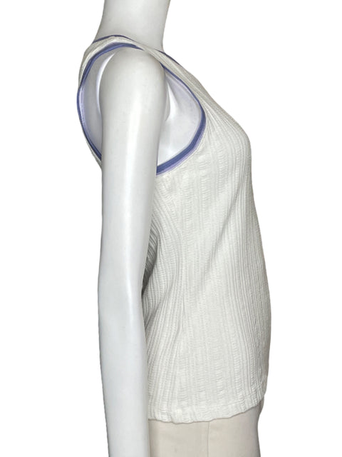 Top Anthropologie Tank Algodón Blanco - Talla S