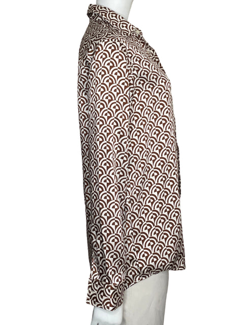 Camisa Zara Manga larga Estampada Marrón - Talla S