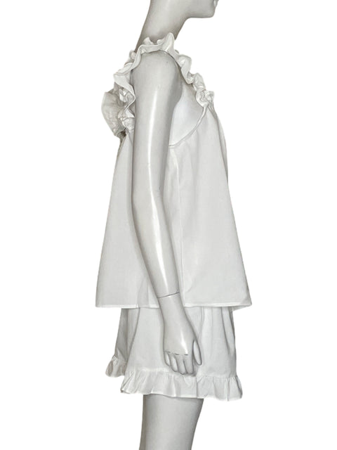Set Commense Vuelos Algodón Blanco - Talla L