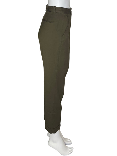 Pantalón Massimo Dutti Recto Bolsillo Marrón - Talla 40