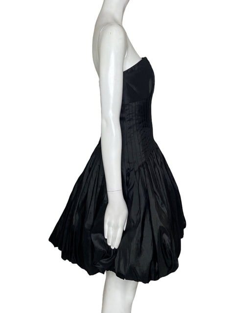 Vestido Pinky & Me Strapless Cocktail Negro - Talla 0