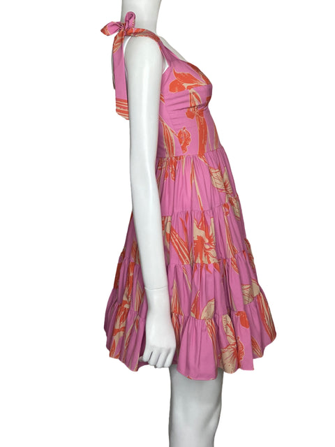 Vestido Vtch Mini Tirantes Rosado - Talla XS