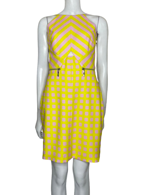 Vestido Regina Salomão Mini Cobertor removible Amarillo - Talla 36