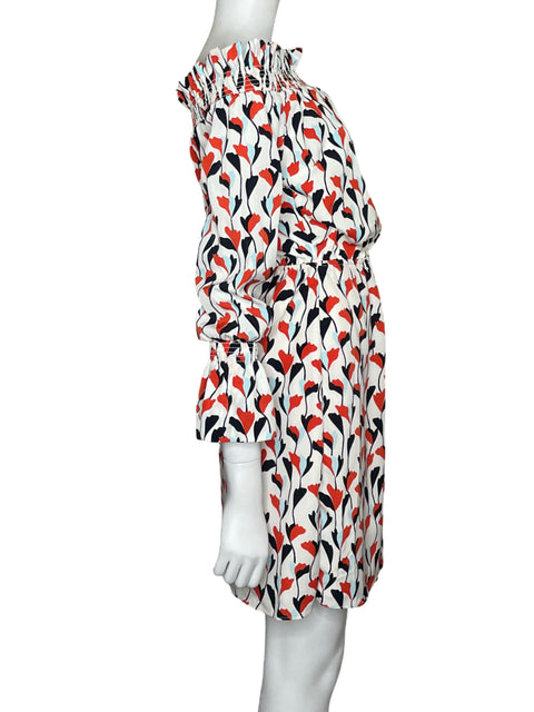 Vestido Maggy London Floral Manga larga Blanco - Talla 8