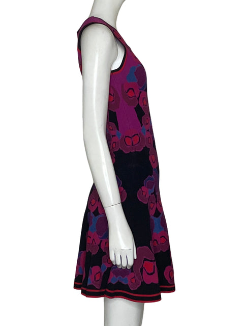 Vestido Diane Von Furstenberg Estampado Negro - Talla S