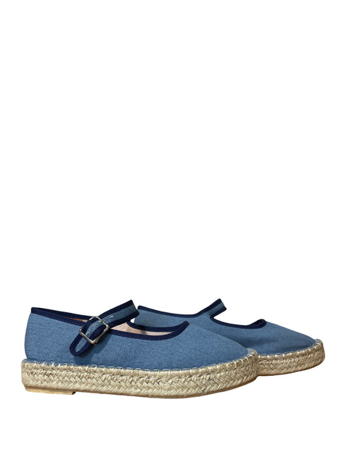 Sandalia Atbell Tacón bajo Azul - Talla 35