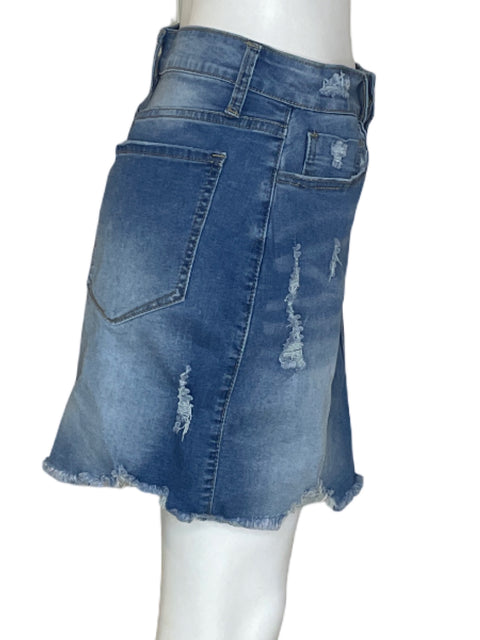 Falda Blue Tortle Liso Mini Azul - Talla S