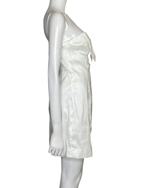 Vestido Lulus Strapless Mini Blanco - Talla L