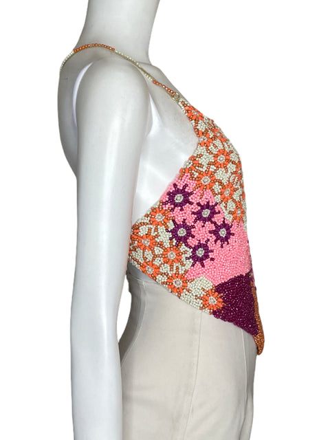 Top Agua Bendita Cailin praia Naranja - Talla U