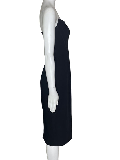 Vestido Dress The Population Strapless Ajustado Negro - Talla XS