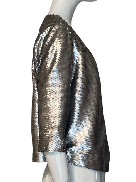 Chaleco Forever 21 Brillo Dorado - Talla M
