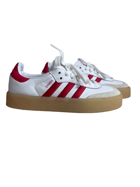 Zapatilla Adidas Samba Bajas Cordones Blanco - Talla 5.5